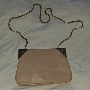 Aldo cream nude Pink Crossbody 10" X 6.5" Gold Toned Strap Drop 20"